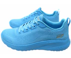 Womens Skechers Bobs Sport Squad Chaos - Cool Rythms Aqua Sneaker Shoes