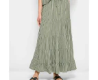 Target Crinkle Maxi Skirt