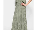 Target Crinkle Maxi Skirt