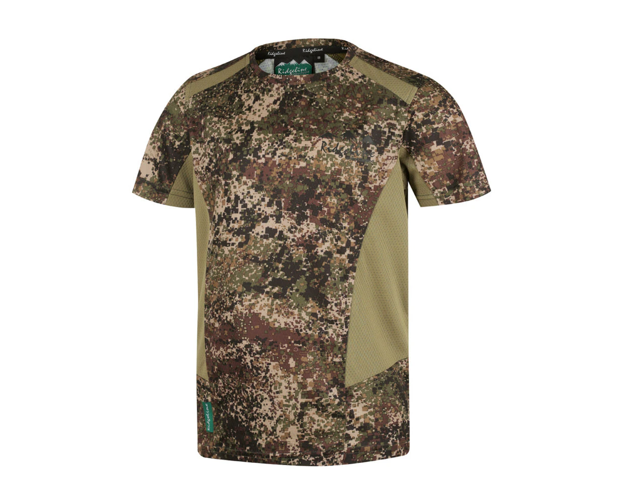 Ridgeline Whanau COOLDRY Kids T-Shirt Dirt Camo 10