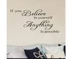 3Pcs Fashionable English Word Pattern Wall Sticker Pvc Wallpaper Stickers For Home Decoration