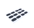 12Pcs Chalkboard Blackboard Chalk Board Stickers Craft Kitchen Jar Labels