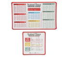 2Pcs  Cooking Schedule Insta?Cook Time Cheat Sheet  Memo Sticker