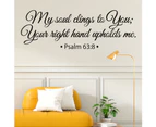 Removable Modern Letters Proverbs Bible Verse Wall Art Stickers Wall Decal Home Decor