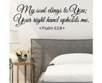 Removable Modern Letters Proverbs Bible Verse Wall Art Stickers Wall Decal Home Decor