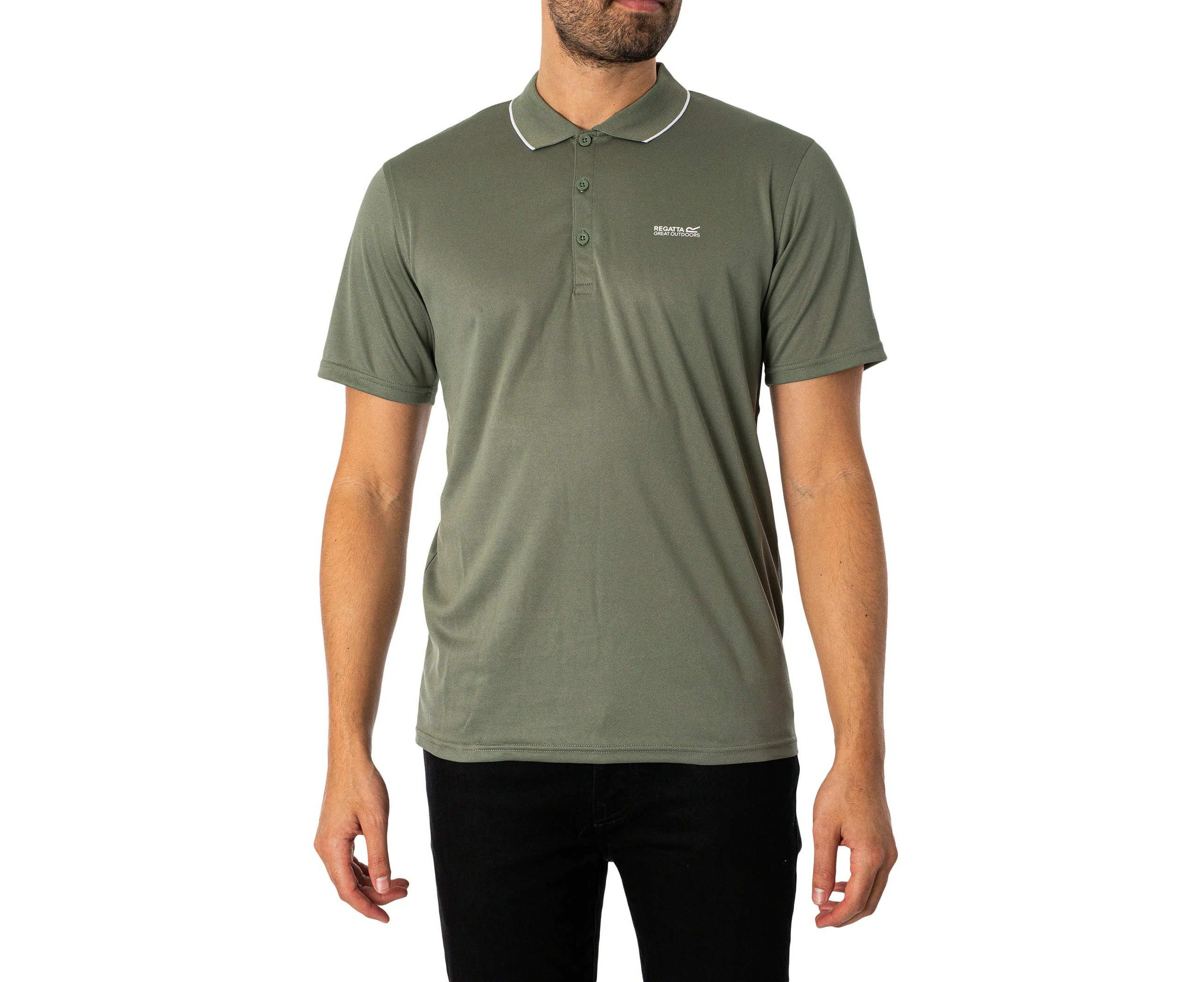 Regatta Men's Maverick V Active Polo Shirt - Green