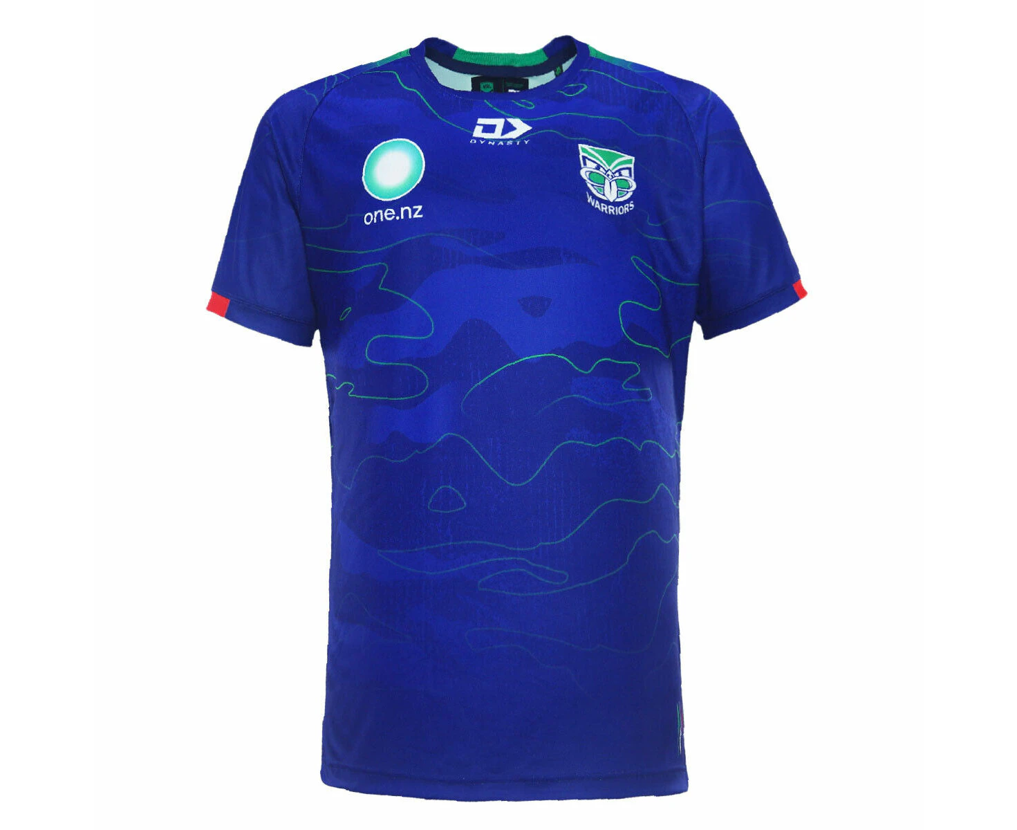 NRL 2024 Training Tee - New Zealand Warriors - Royal Blue - Adult - Mens