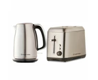 Russell Hobbs Carlton 1.7L Kettle and 2 Slice Toaster Set - Brushed Stainless St