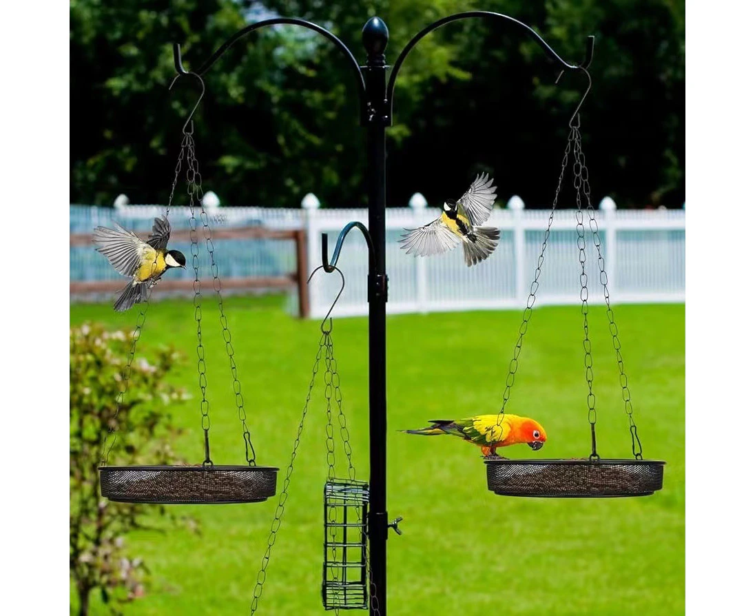 Hanging Bird Cutlery Garden Hanging Bird Feeder Courtyard outdoor metal mesh hanging