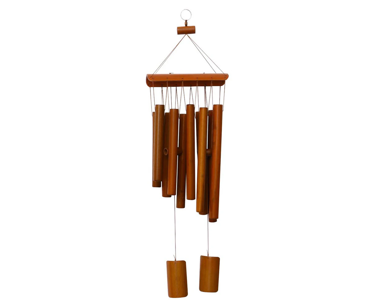 Gifts Bamboo Wind Chimes10 Bamboo Sound Tubes 60 Cm Wind Chime Wood Gift Garden Decoration Chimes