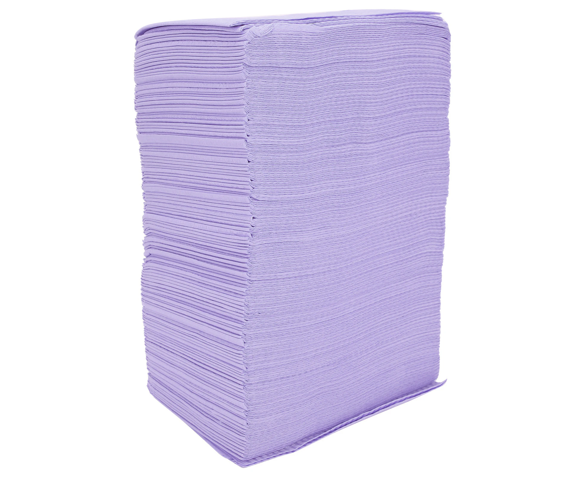 125pcs Disposable Dental Bib Strong Water Absorption Professional Dental Tattoo BibPurple