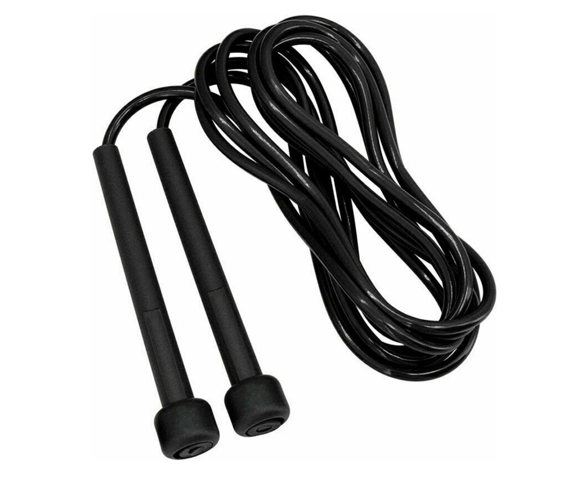 Speed Skipping Rope Boxing Jumping Weight Loss Exercise Girls Fitness (Black)