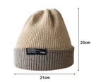 Season hat women's new knitted hat day all matching wool warm hat double side men and women of the same