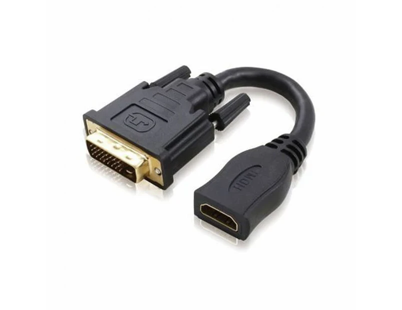 Alogic 15cm Dvi-d (M) to Hdmi (F) Adapter CableMale Female Cables - DVI-HDMI-15MF