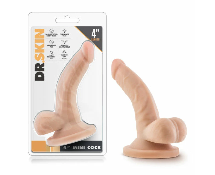 Dr. Skin 4'' Mini Cock-(bl-13603)