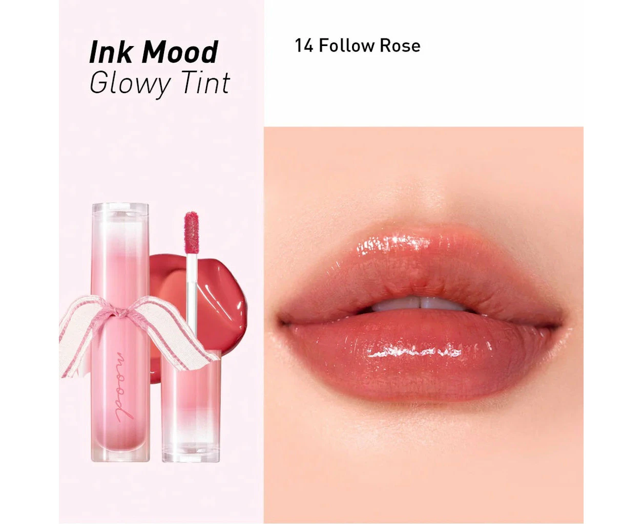 PERIPERA INK MOOD GLOWY TINT 4g #14 FOLLOW ROSE