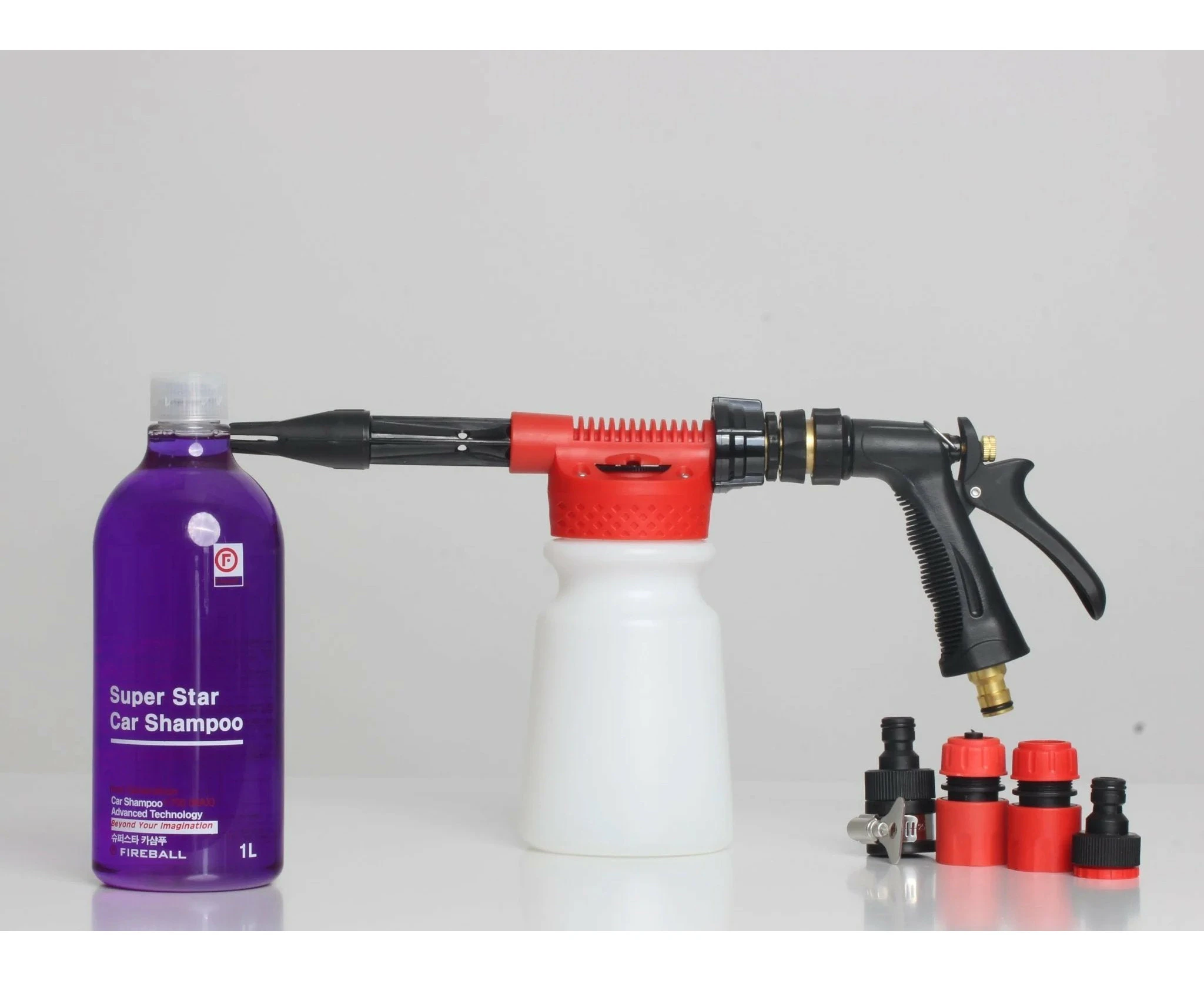 Best Foam Gun Kit For Normal Hose With Choice of Soap- Choose the Scent! - French Grape - Purple 1L