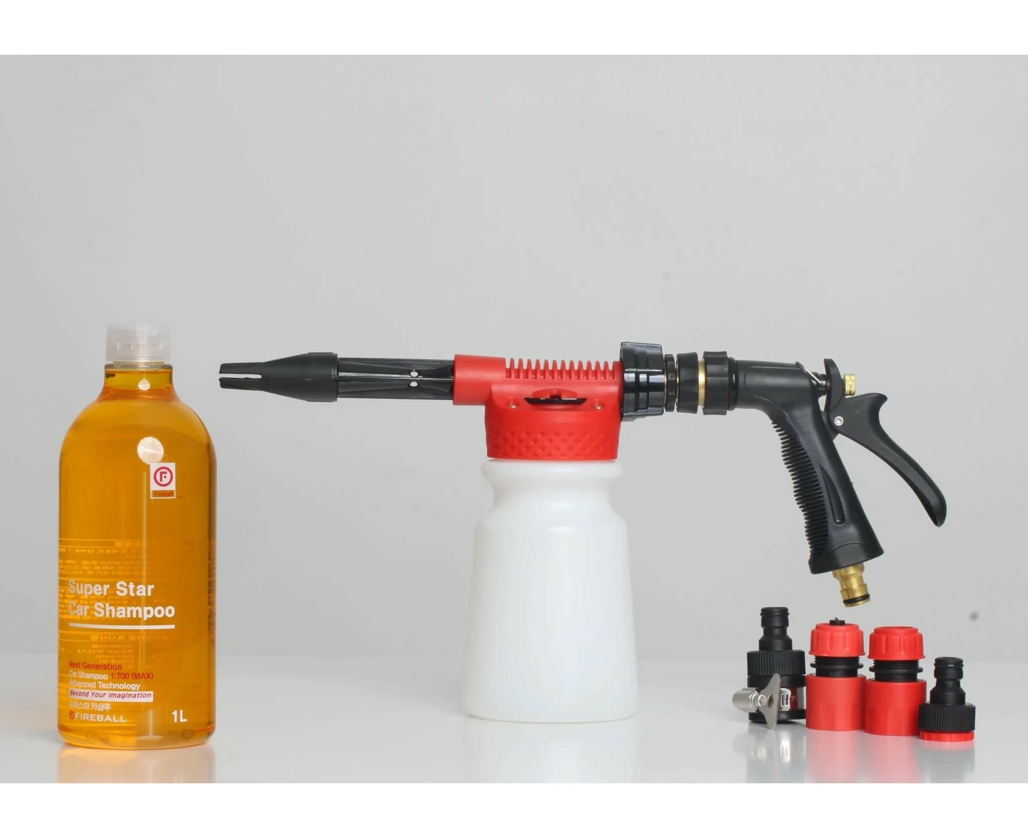 Best Foam Gun Kit For Normal Hose With Choice of Soap- Choose the Scent! - Honey Banana - Yellow 1L