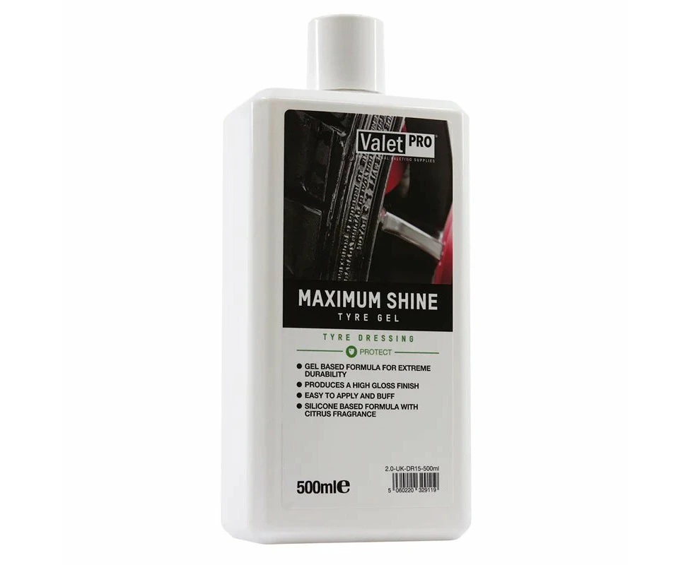 Maximum Shine Tyre Gel - ValetPRO - 500ml