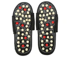 Magnet Therapy Foot Massager Shoes Health Care Massage Slippers (40-41 Rotating Dots)