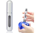 Perfume Atomiser, Perfume Refillable Bottle Portable (Silver) 5ML, 1PCS