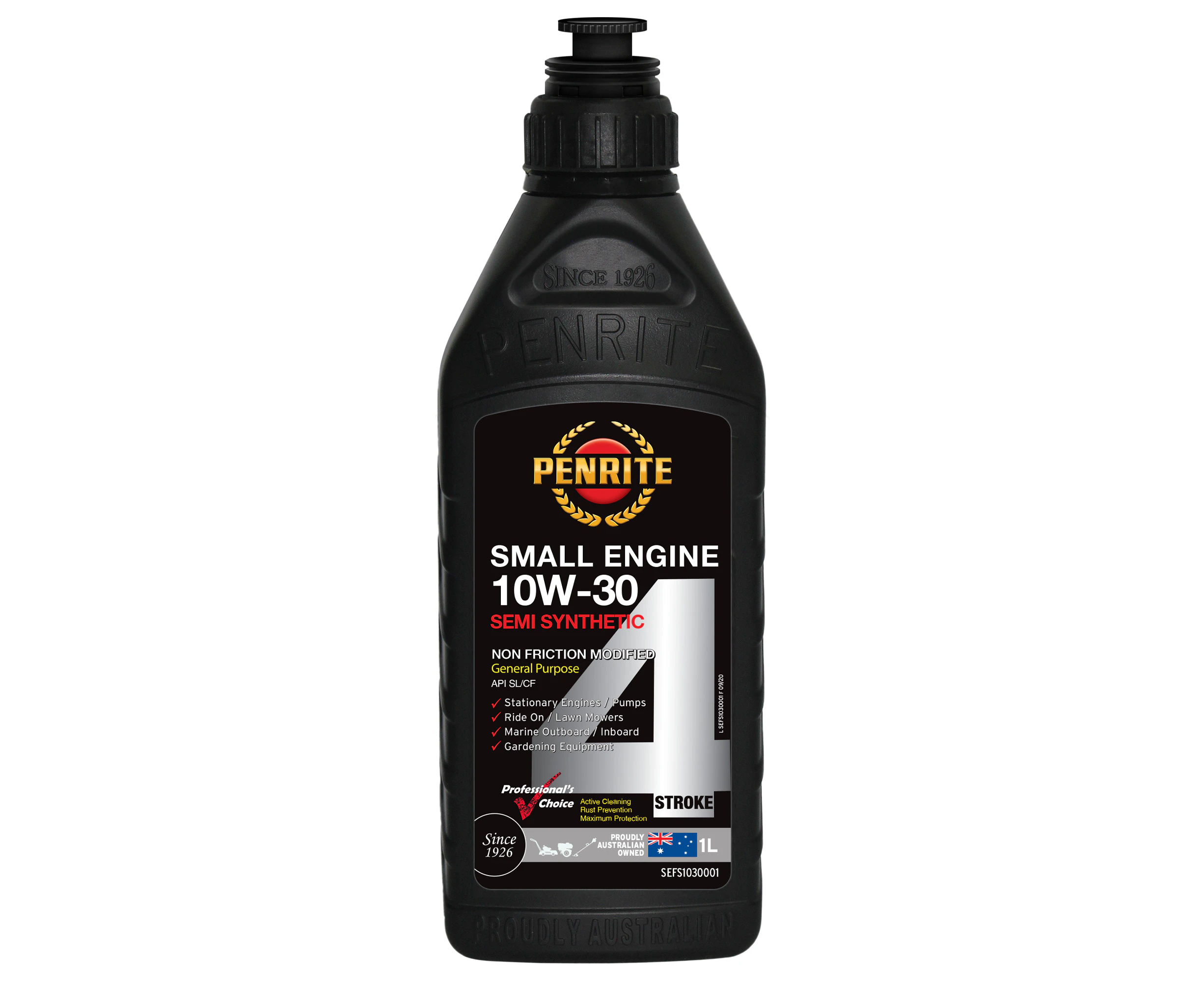 Penrite Small Engine 4 Stroke Oil 10W-30 1L - SEFS1030001