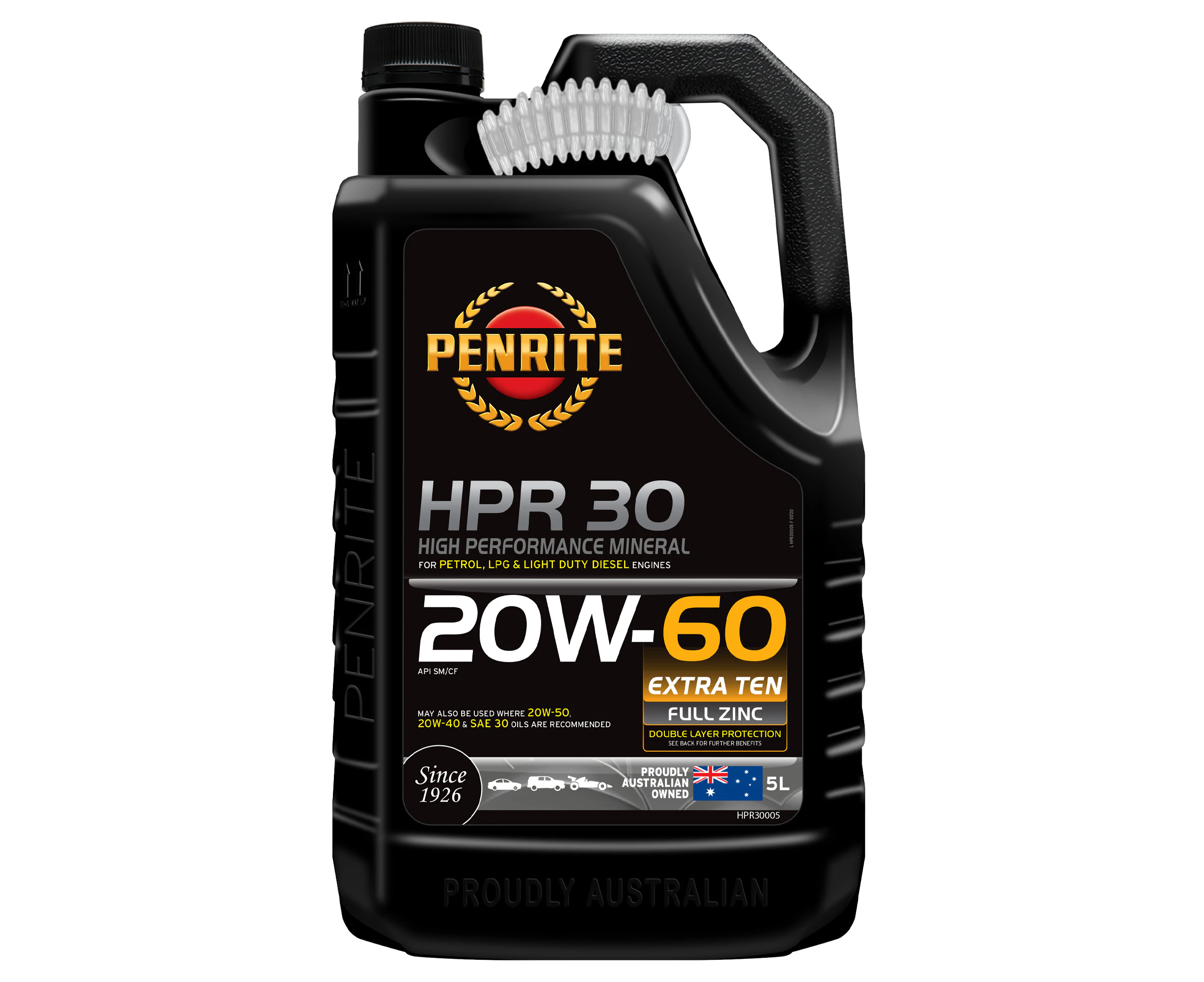 Penrite HPR 30 SAE 20W-60 Engine Oil 5L - HPR30005