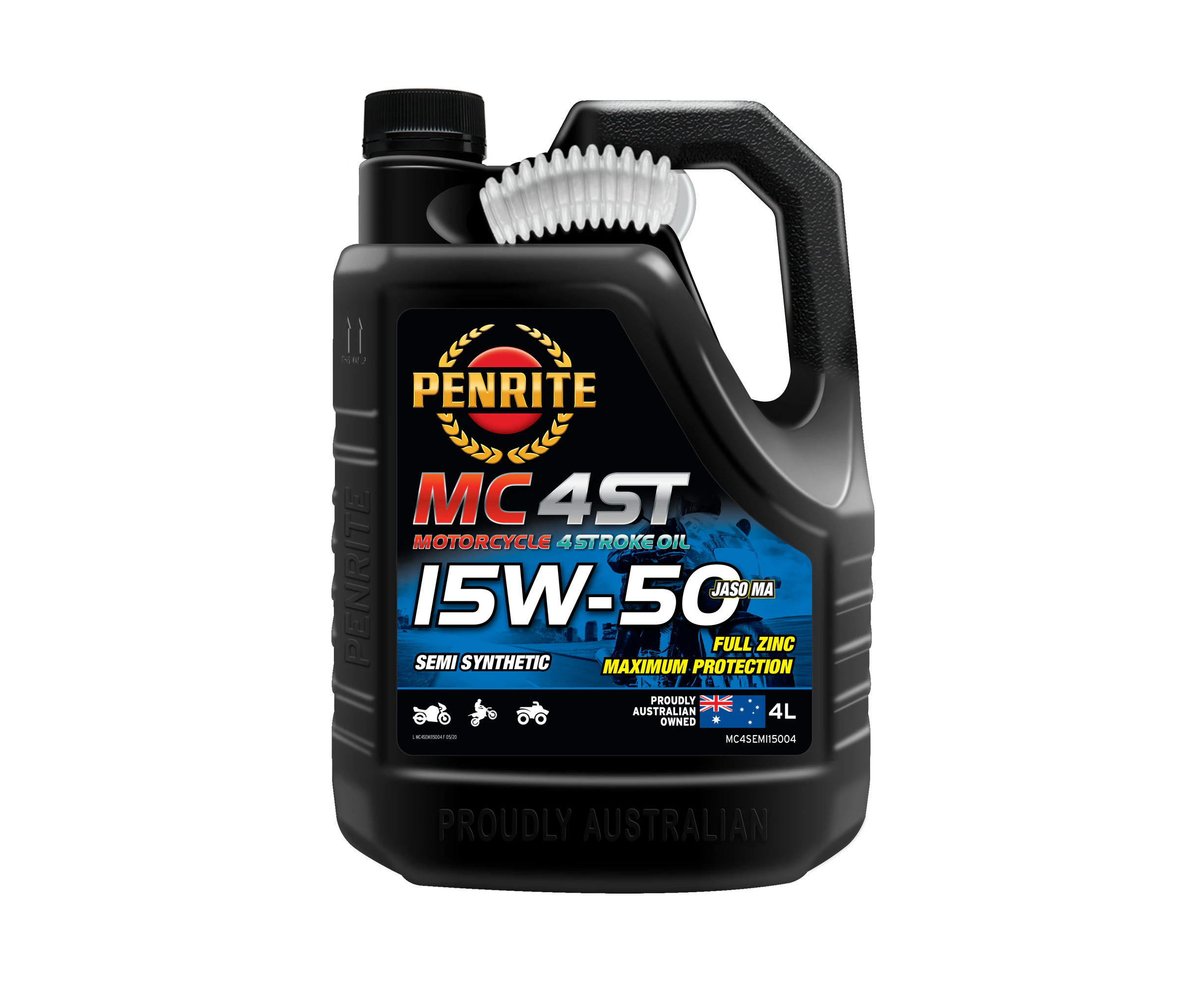 Penrite MC-4ST Semi Synthetic 15W-50 4L - MC4SEMI15004