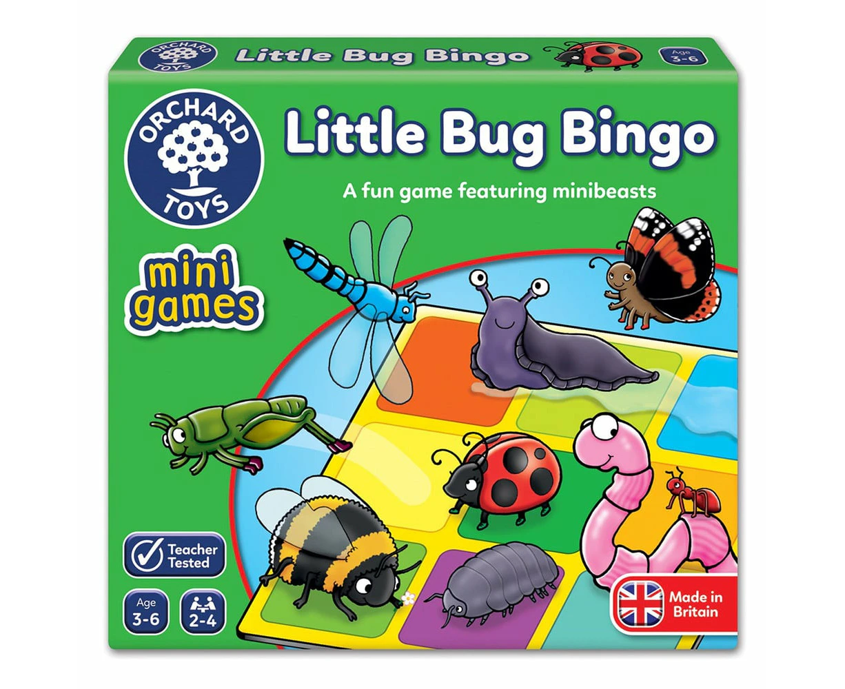 Litte Bug Bingo Board Game