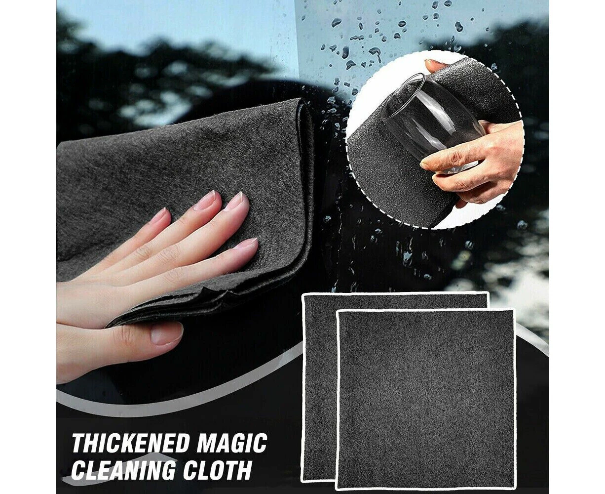 5x Thickened Magic Cleaning Cloth Streak Free Reusable Microfiber Rags 20x30