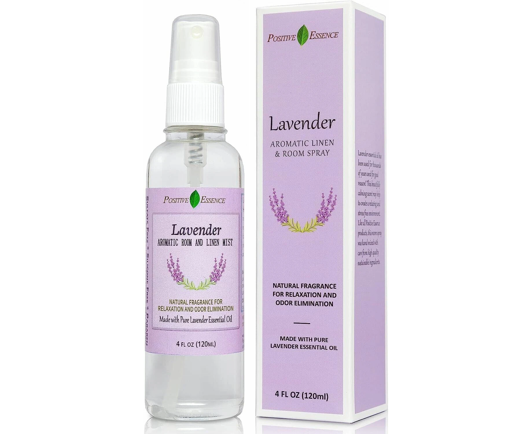 Lavender Linen and Room Spray Oil Natural Pillow Relaxing Home Room Fragrance