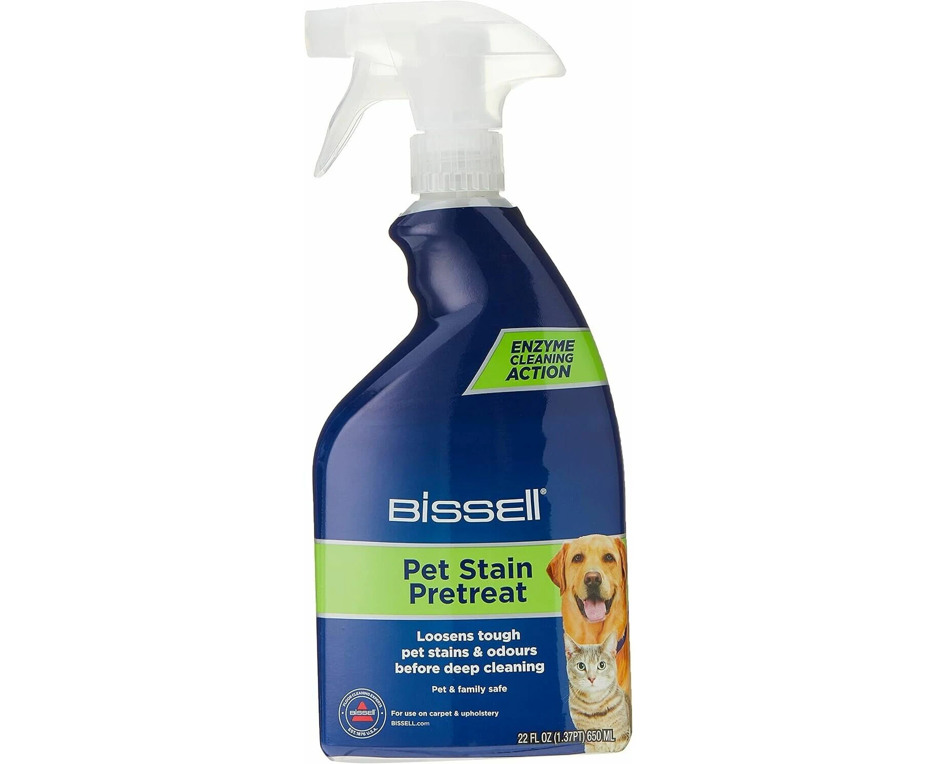 Bissel 1137E Pet Stain Pretreat for Carpet & Upholstery Blue