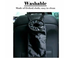 4PCS Car Travel Trash Can Bin Rubbish Garbage Hang Storage Bag Hanger Back Seat