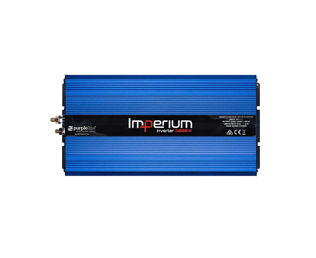 Imperium 3000W Inverter Pure Sine Wave Output with Remote Caravan Motorhome 4WD