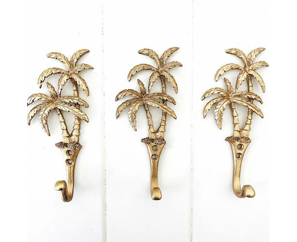 Palm Brass Wall Hook