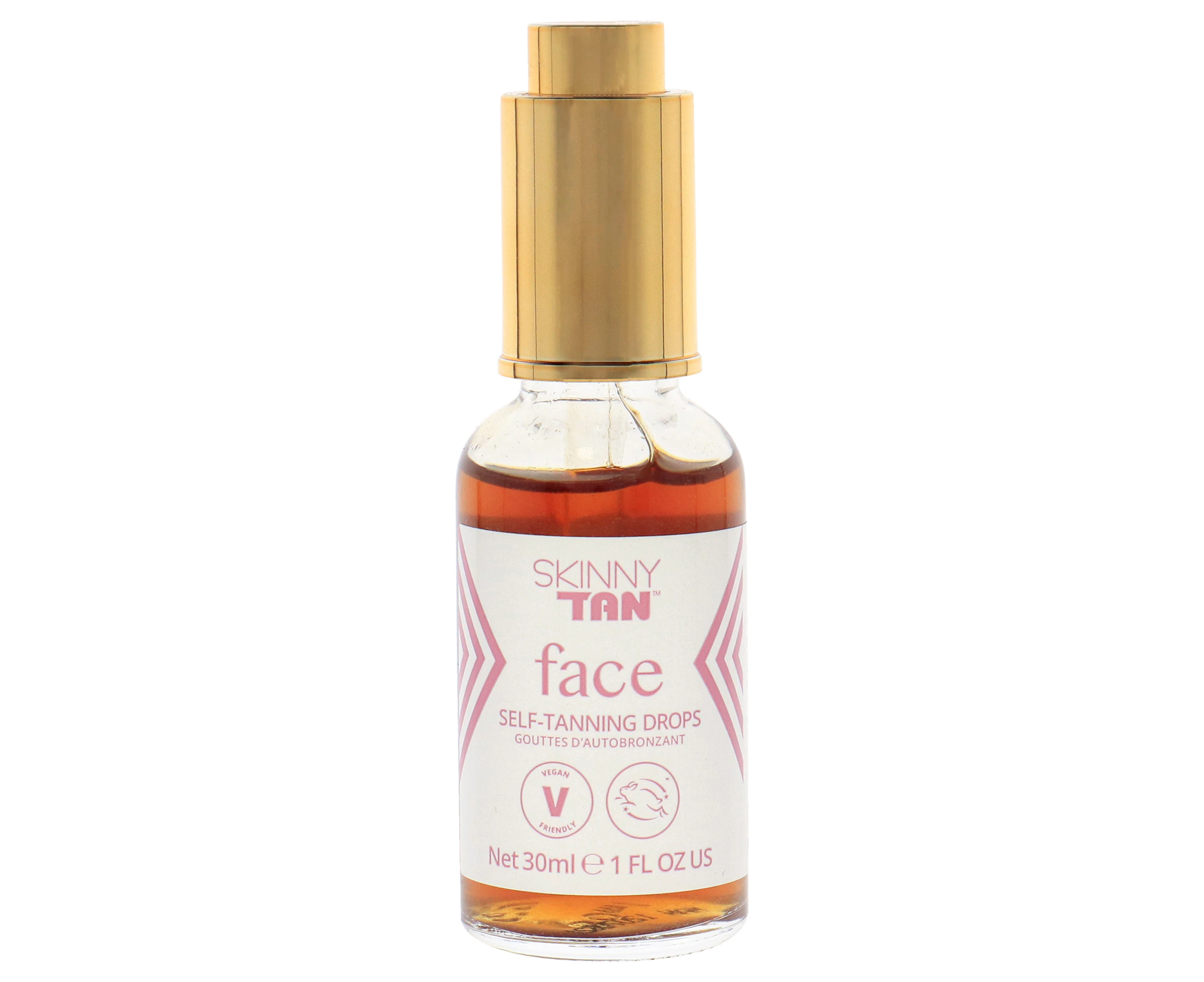 Face Self-Tanning Drops by Skinny Tan for Women - 1 oz Drops