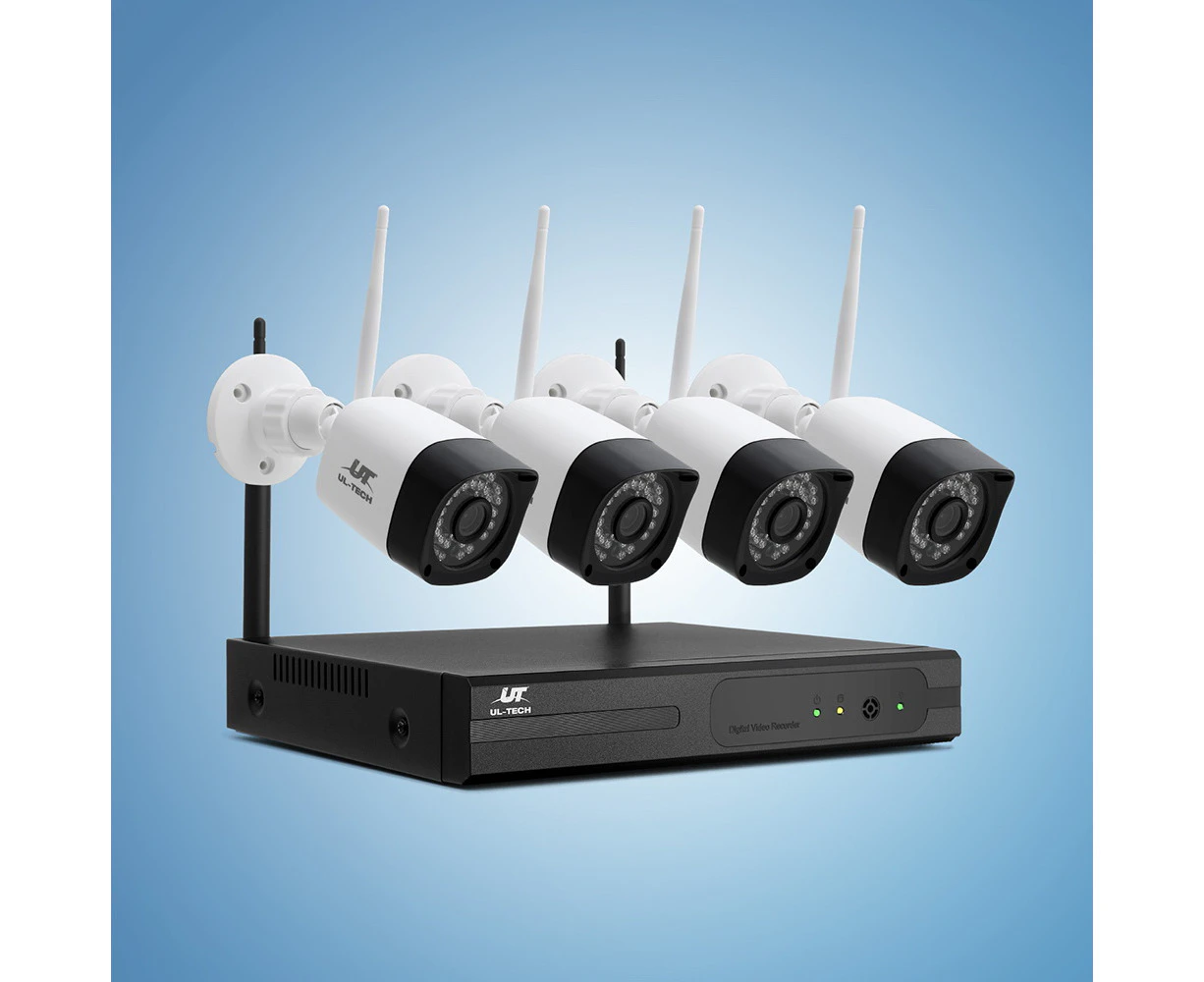 UL-tech 3MP Wireless CCTV 8CH 4 Square Camera