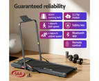 Everfit Treadmill Electric Walking Pad Under Desk Home Gym Fitness 400mm Grey