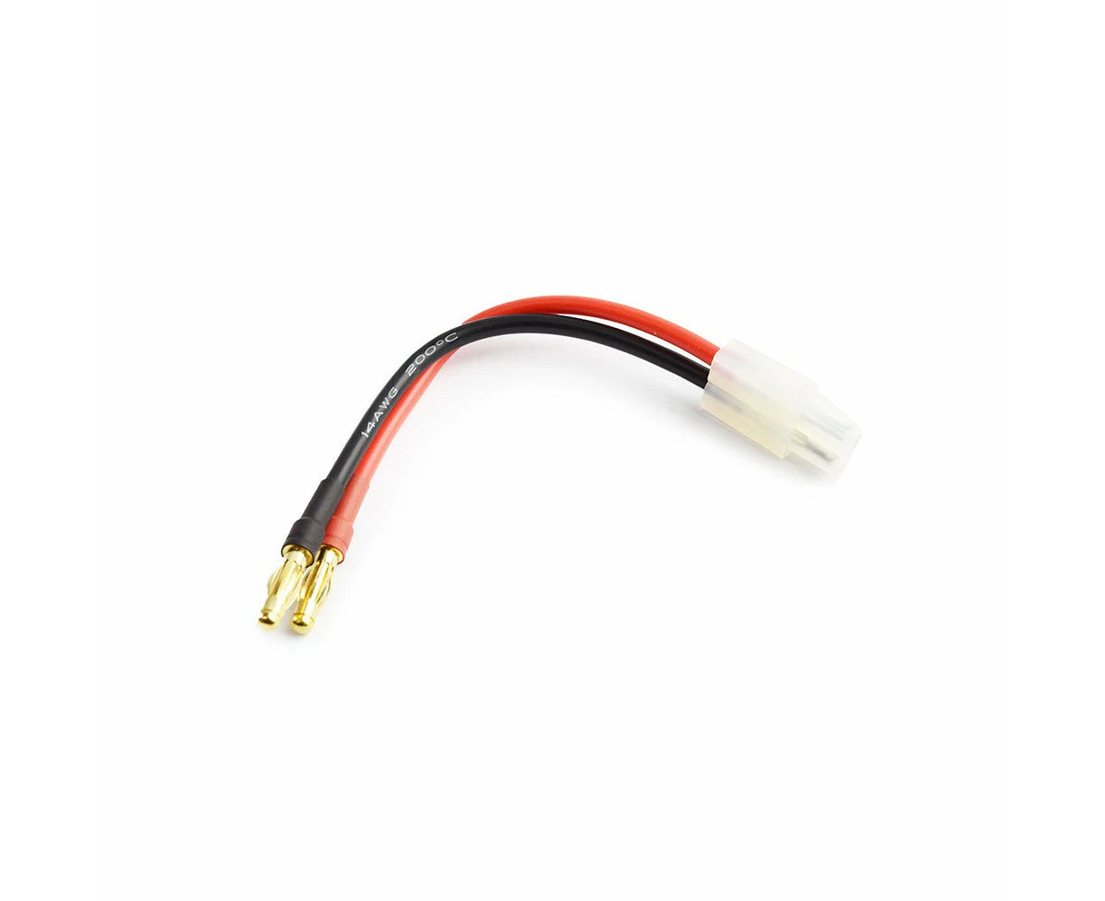 Tornado RC Male Tamiya to two 4.0mm male connector adaptor 14 10cm 0.08 wire