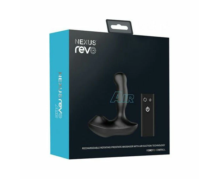 Nexus Revo Air Prostate Massager With Suction Model Nrapm 001 Male Pleasure Black