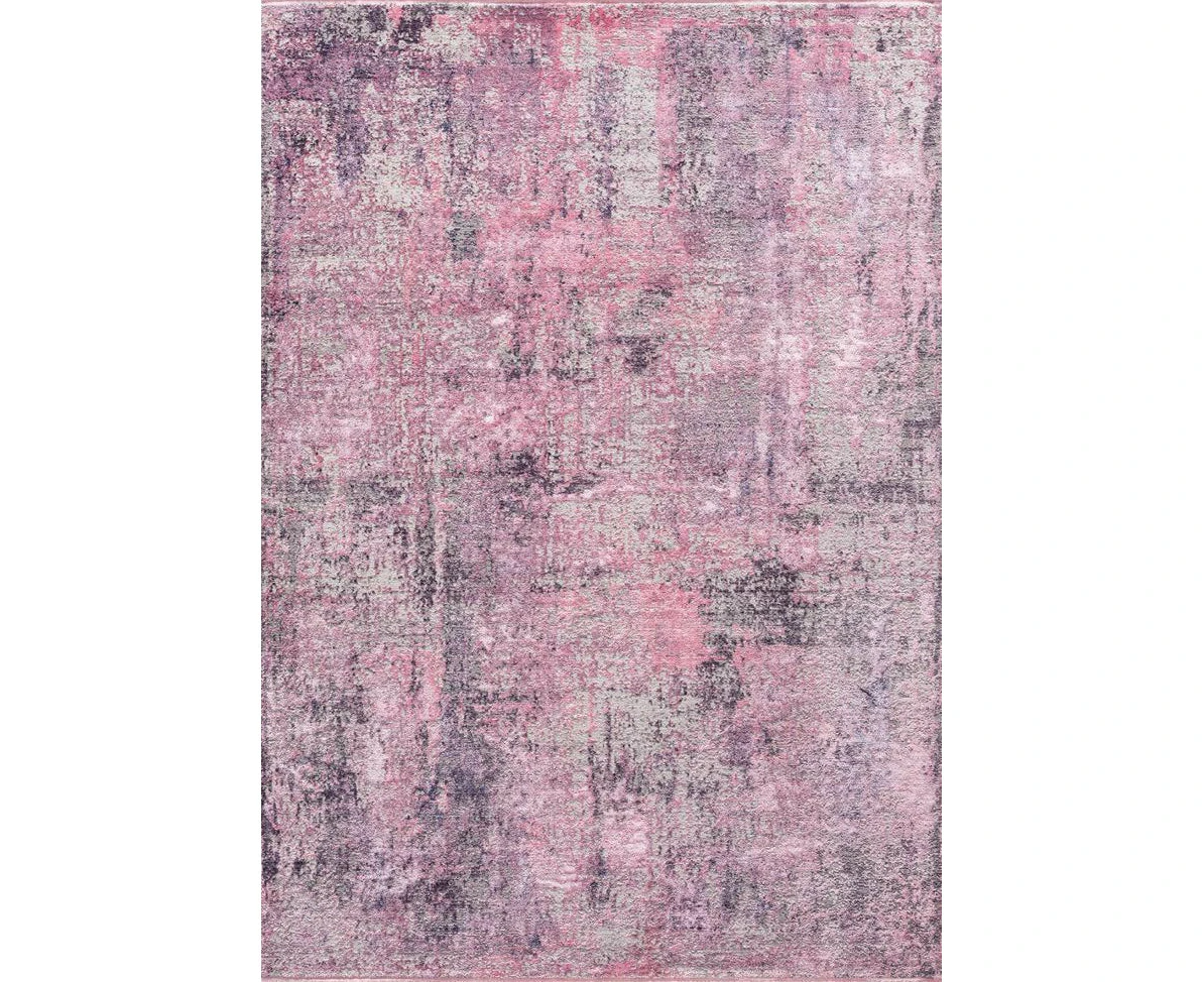 Saffron Modern Abstract Rug - 101 PINK