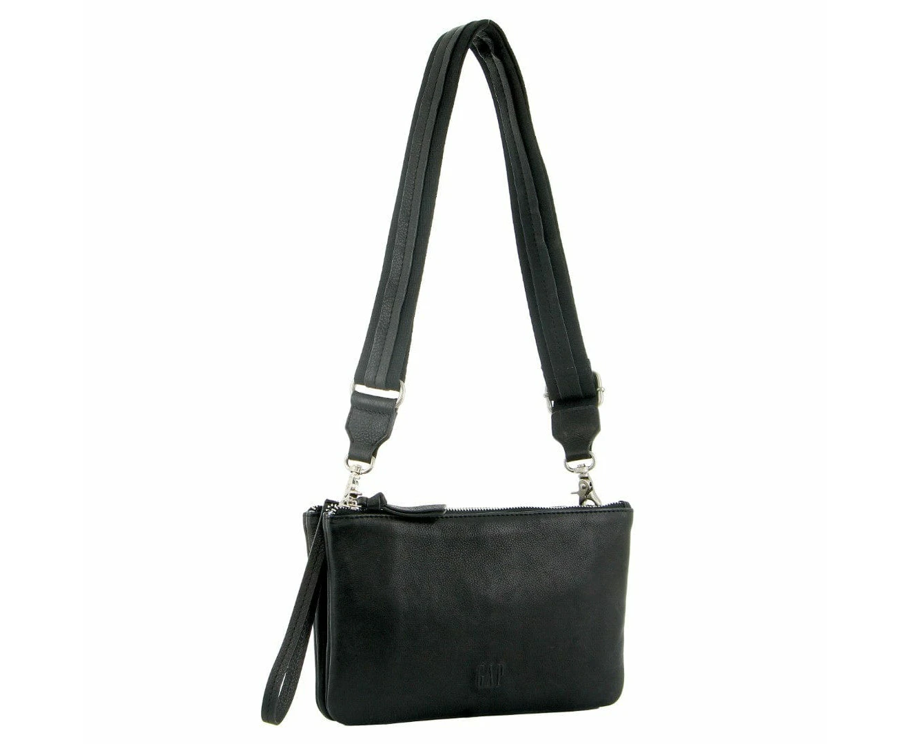 GAP  Leather Ladies Cross-Body Bag in Black