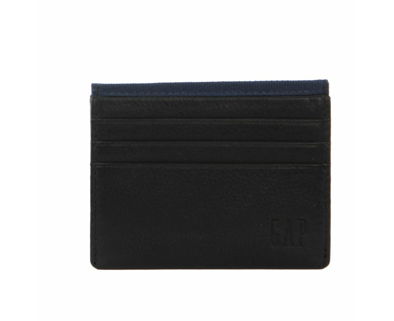 GAP Leather Card Holder in Black