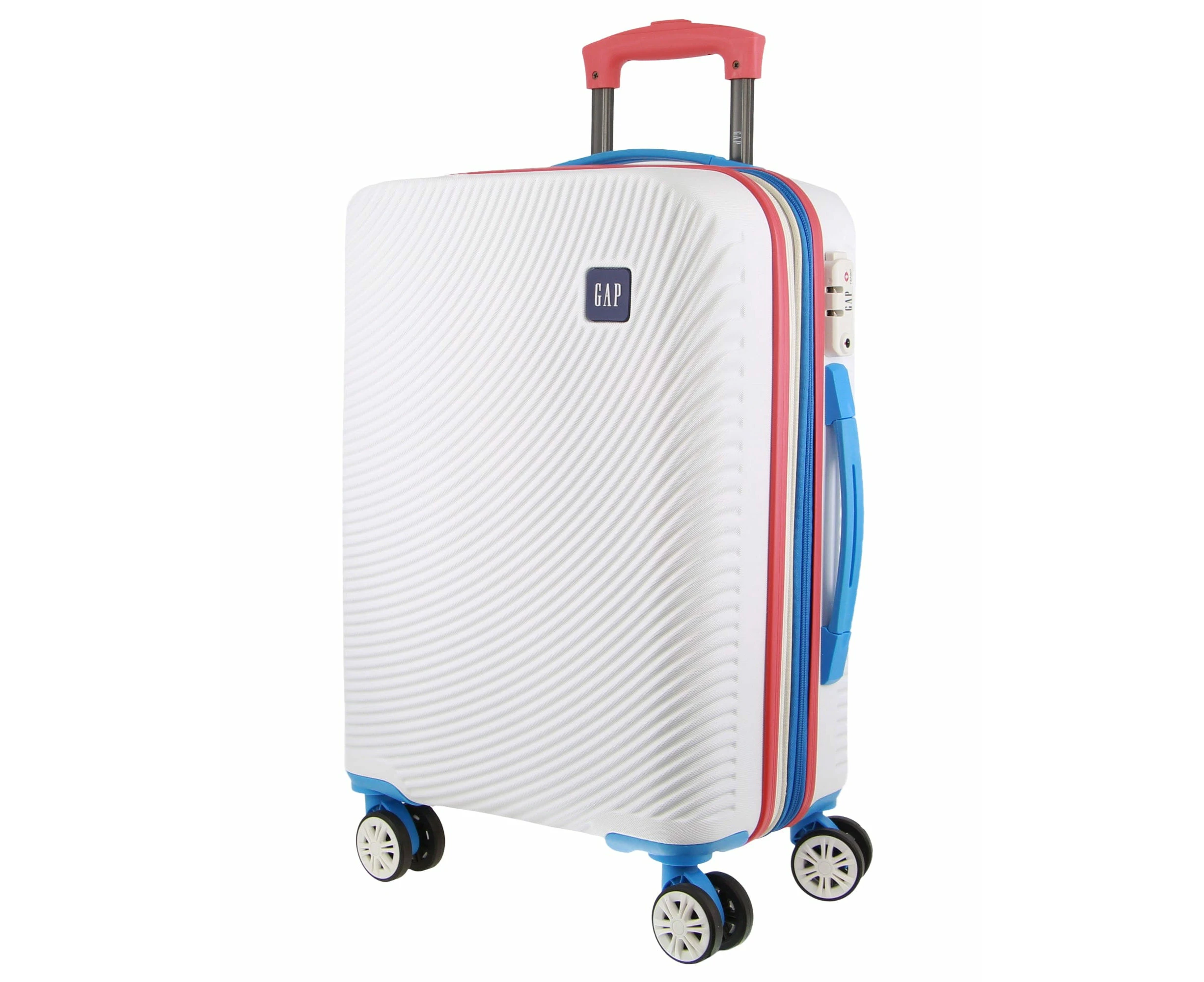 GAP 4 Wheel Hardcase Suitcase - Cabin White - Expandable