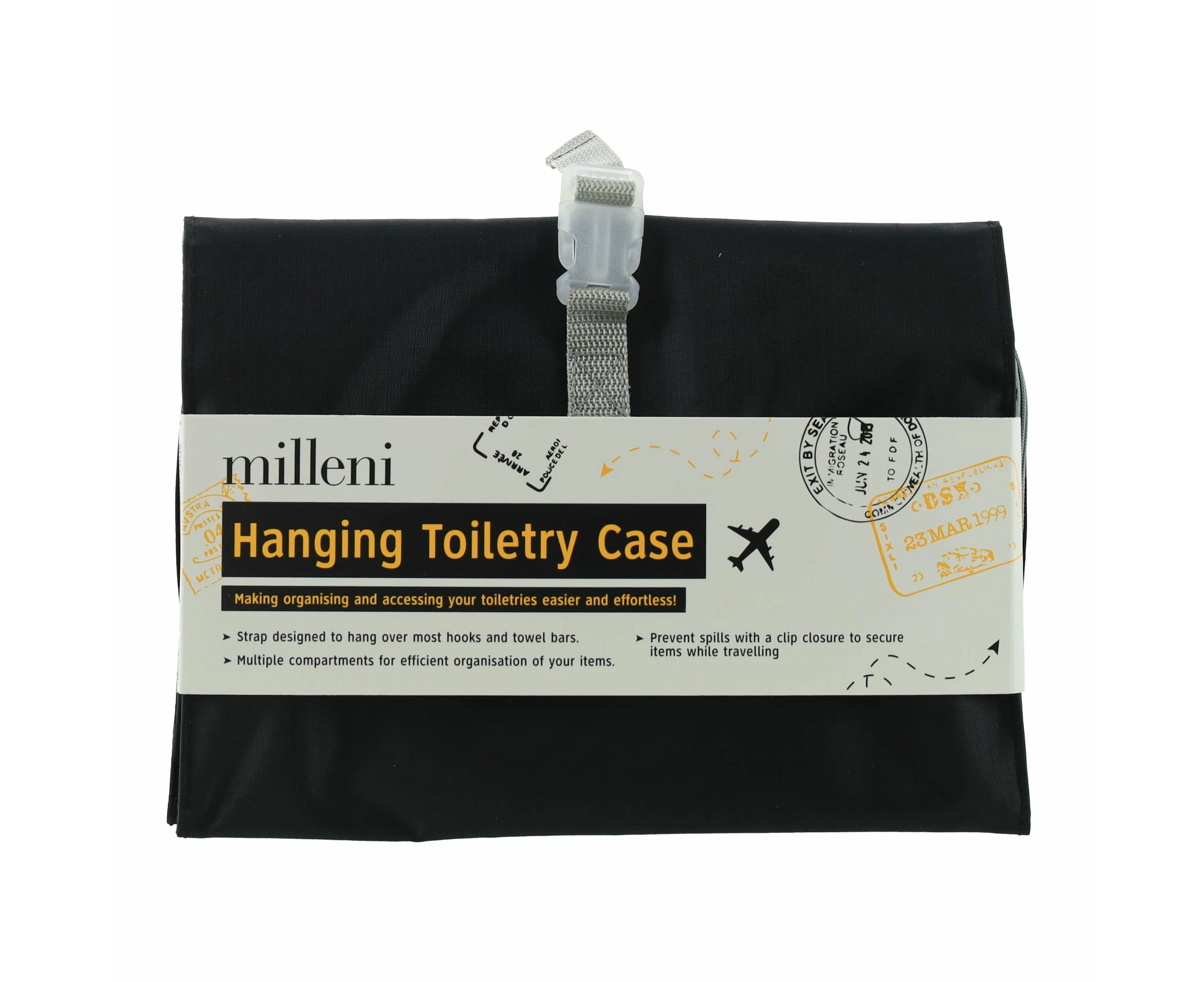 Milleni Travel Hanging Toiletry Case