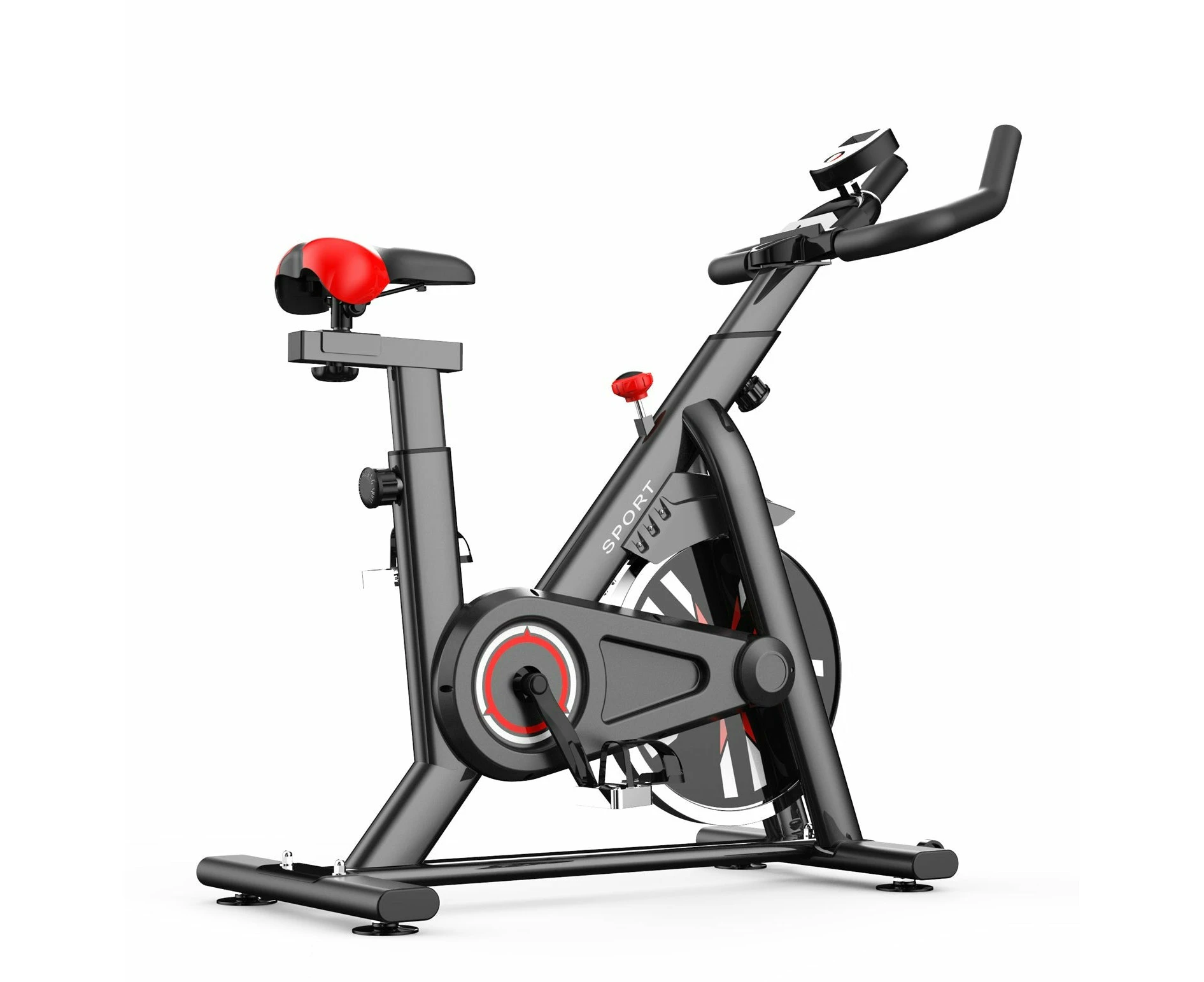 Fitness Master Exercise Spin Bike 8kg Flywheel Commercial Home Gym Black