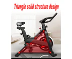 Fitness Master Exercise Spin Bike 8kg Flywheel LCD Fitness Workout Home Gym