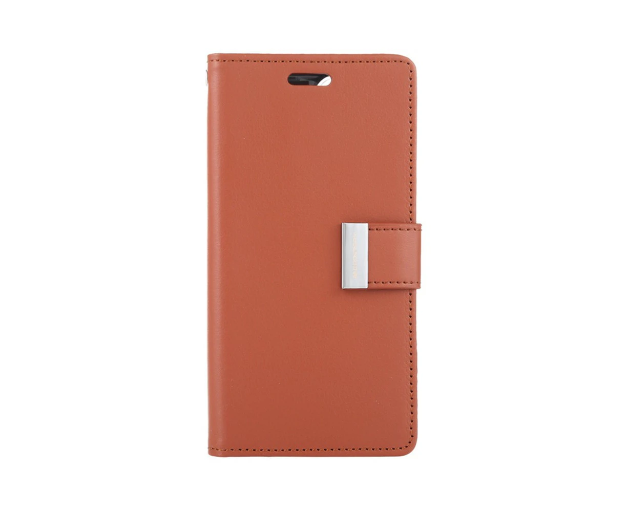 Rich Diary case for iPhone 14 Pro Brown