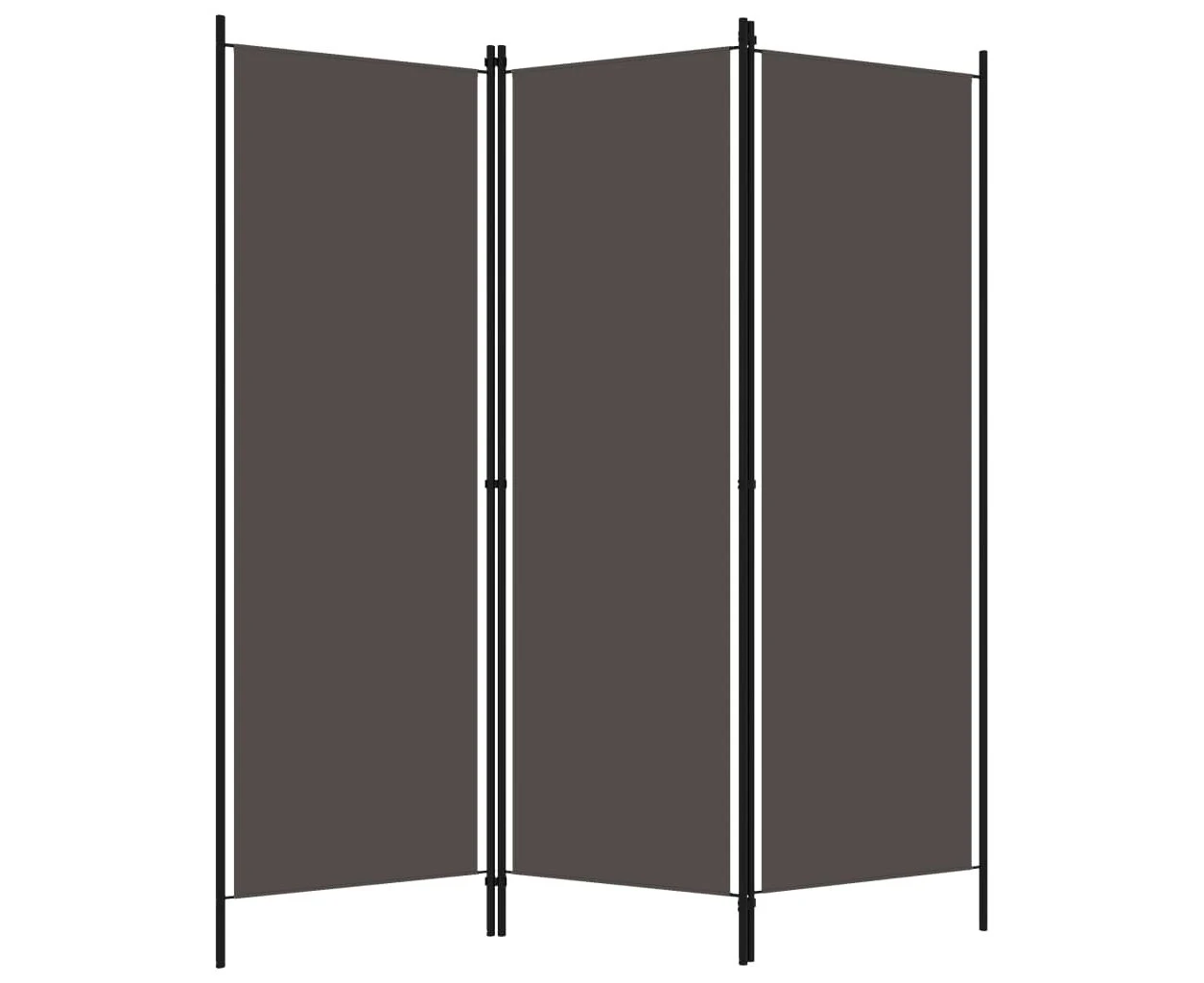 3 Panel Frame Change Fitting Room Divider Privacy Folding Screen Barrier 150 x 180 cm