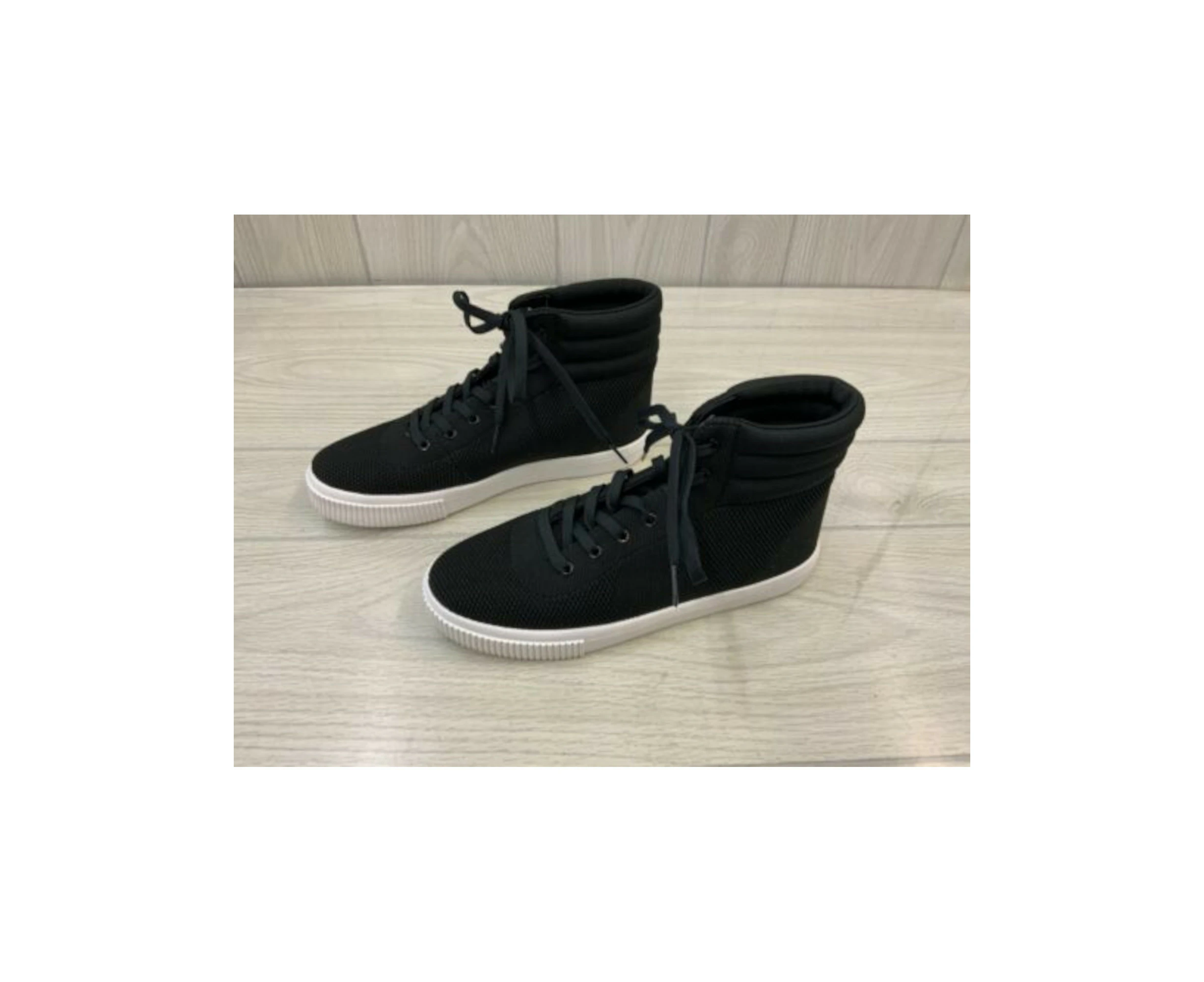 SPLENDID Womens Black Knit Comfort Leona Round Toe Platform Lace-Up Athletic Sneakers Shoes 8 M